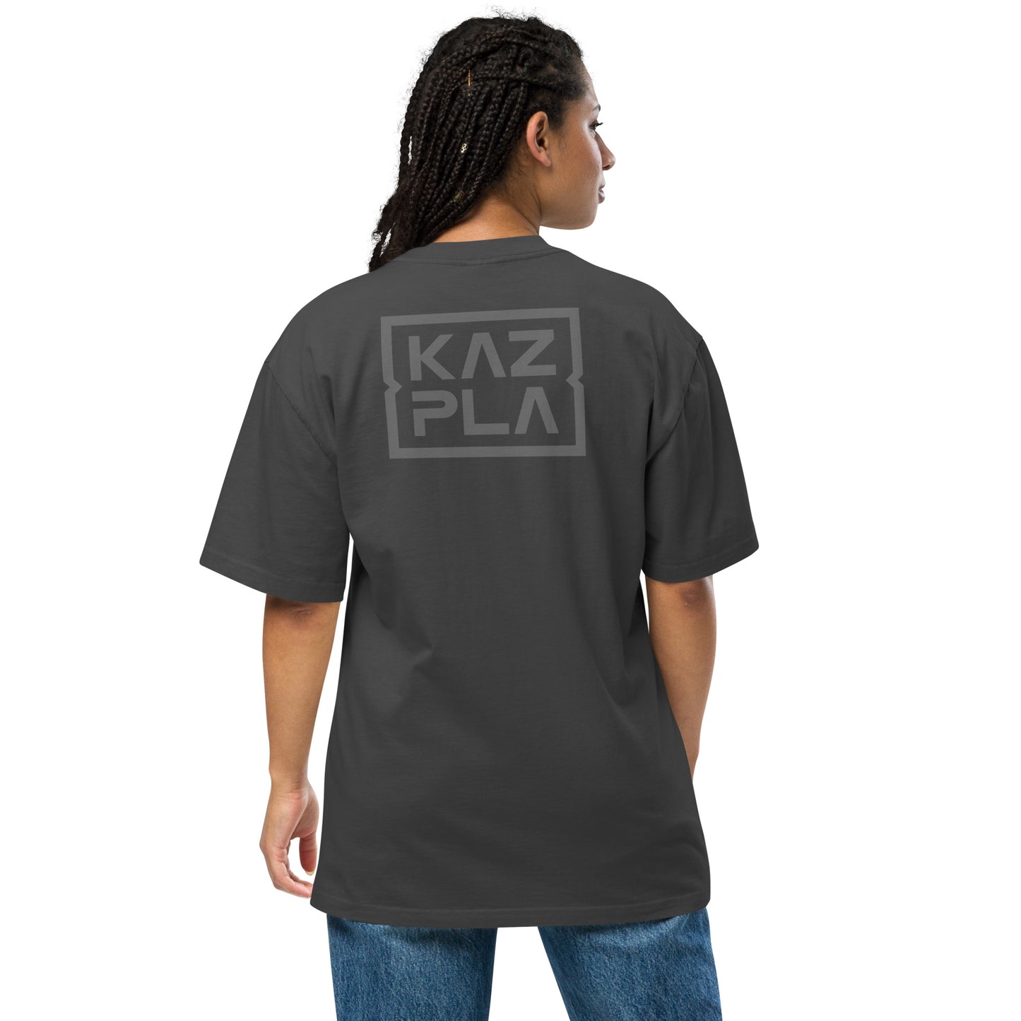 KAZPLA ® RMI Oversized faded t-shirt