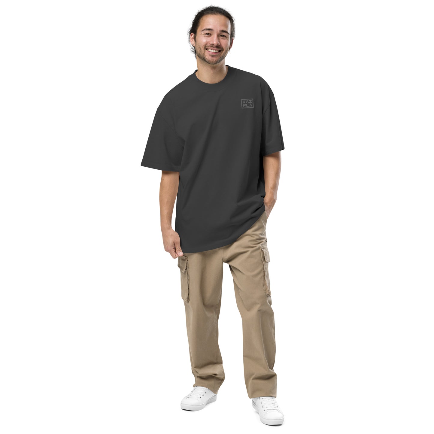 KAZPLA ® RMI Oversized faded t-shirt