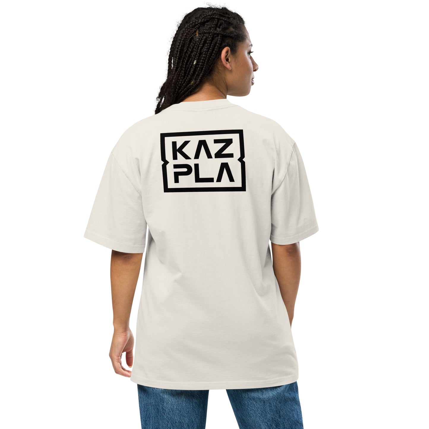 KAZPLA ® ZQC Oversized faded t-shirt