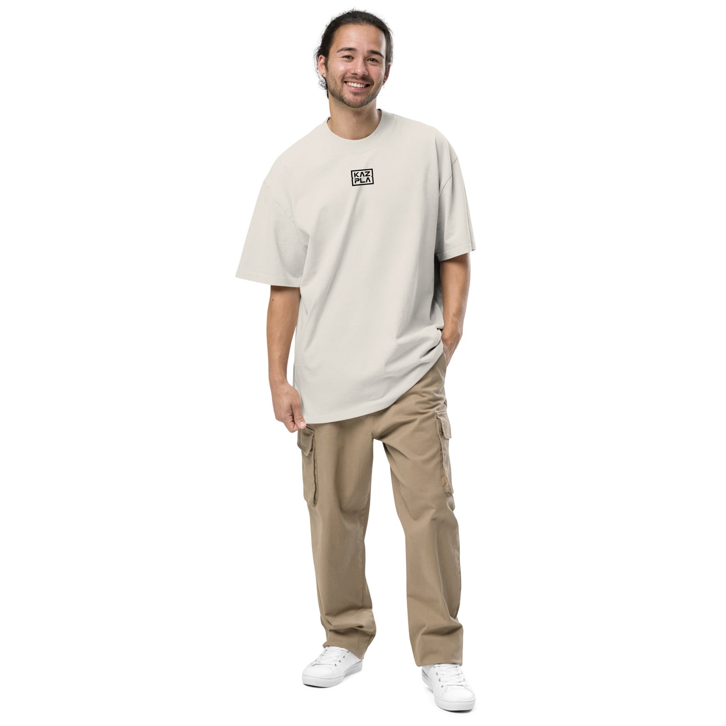 KAZPLA ® ZQC Oversized faded t-shirt