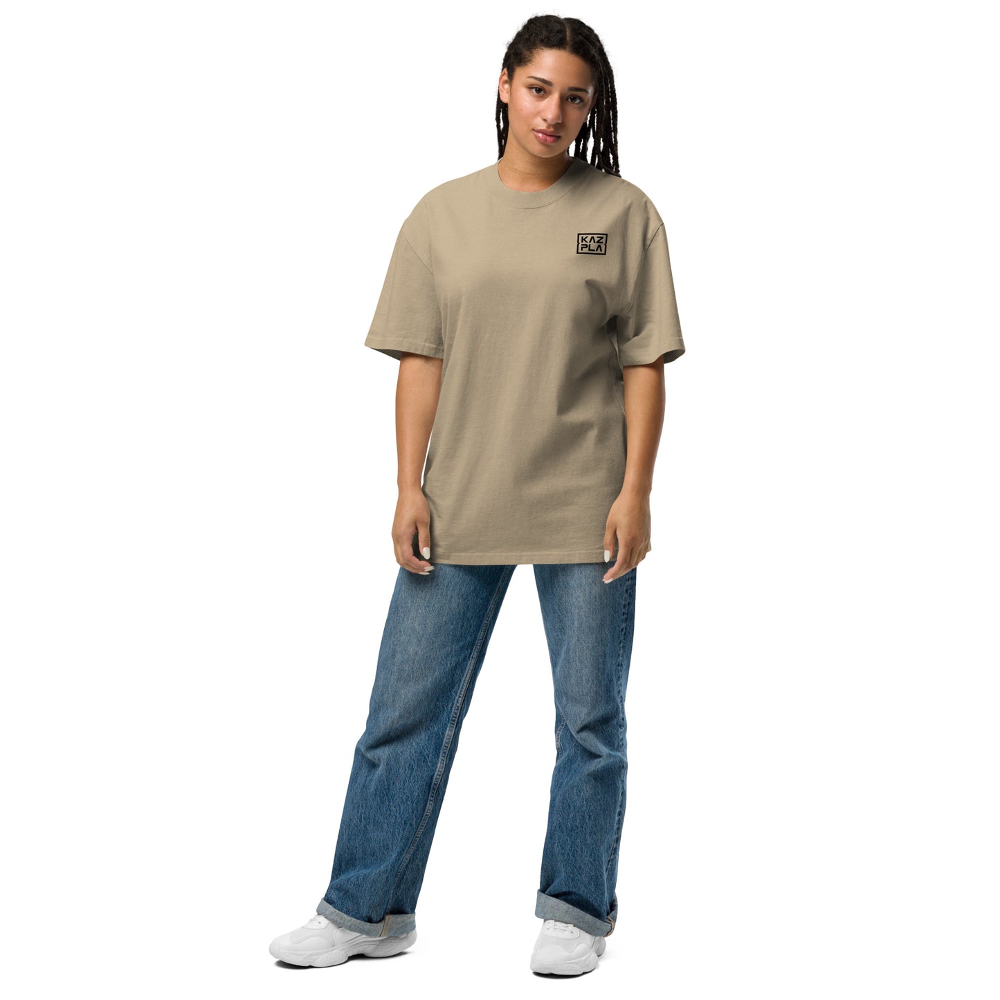 KAZPLA ® WOA Oversized faded t-shirt